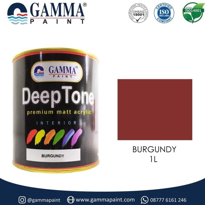 

Sale Deeptone - Burgundy - Cat Tembok Matt Acrylic 1L