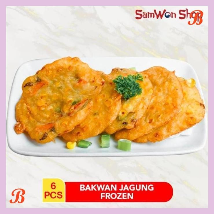 | SMW | BAKWAN JAGUNG FROZEN 1 PACK ISI 6 PCS - GORENGAN CEMILAN LEZAT