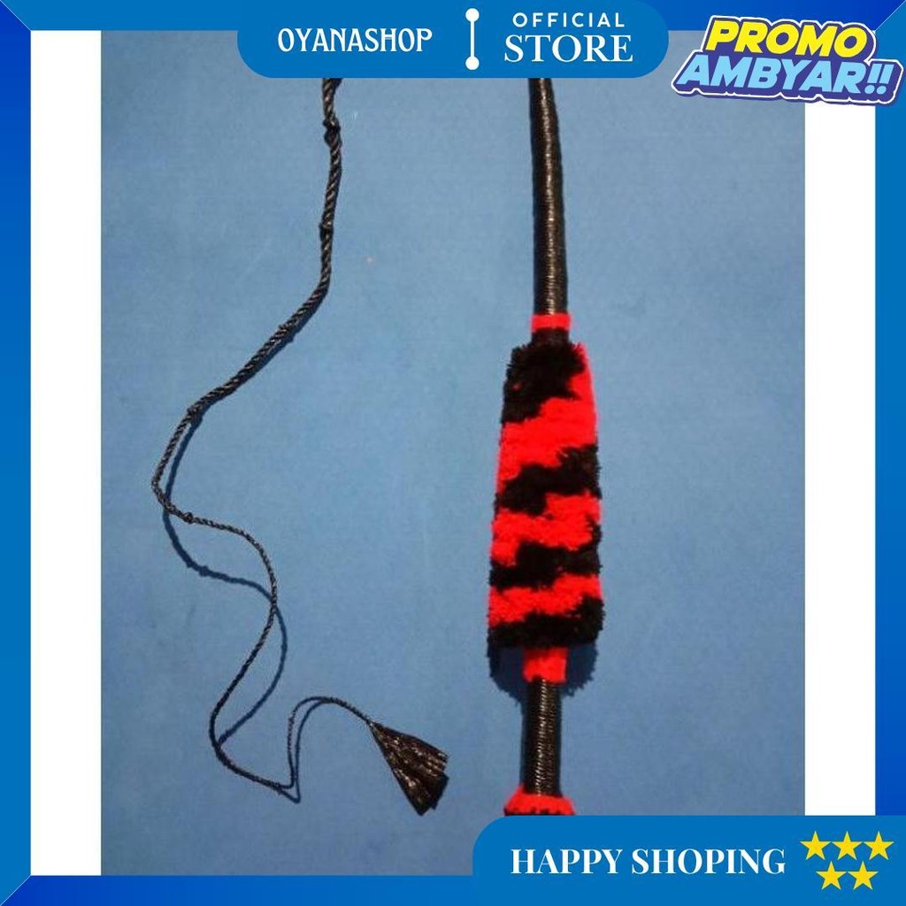 [ Cod ] Cambuk Pecut Bopo Gom,Byok Panjang / Pecut Jaranan Panjang / Pecut Bopo Gombyok