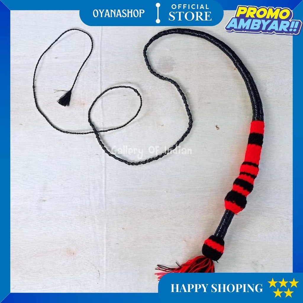 [ Cod ] Pecut Bopo Panjang 3-3,2 Meter | Pecut Kuda Lumping | Pecut Gambuh | Cemeti