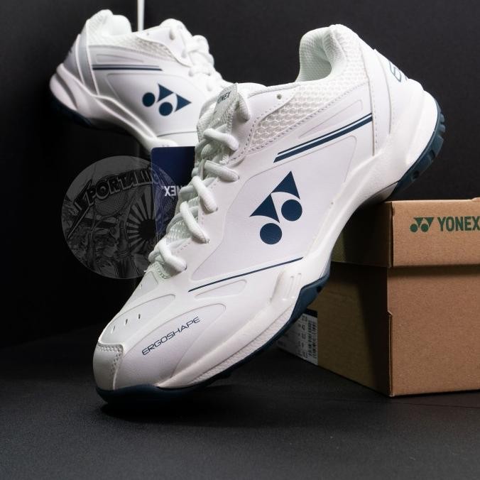 Sepatu Badminton Yonex Power Cushion SHB65X4 SHB65 X 4 SHB65X4EX WHITE f83t