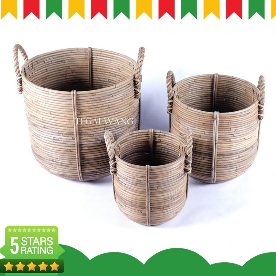 Terlaris Keranjang Rotan Laundry Pakaian Kotor Untuk Cucian Murah