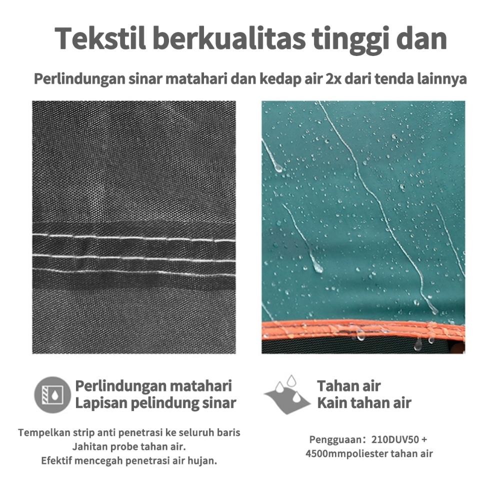 BNH Joy 8-12 Orang Tenda Camping Portable Outdoor dan Indoor Tenda Otomatis Tenda Tahan Air Tenda Be