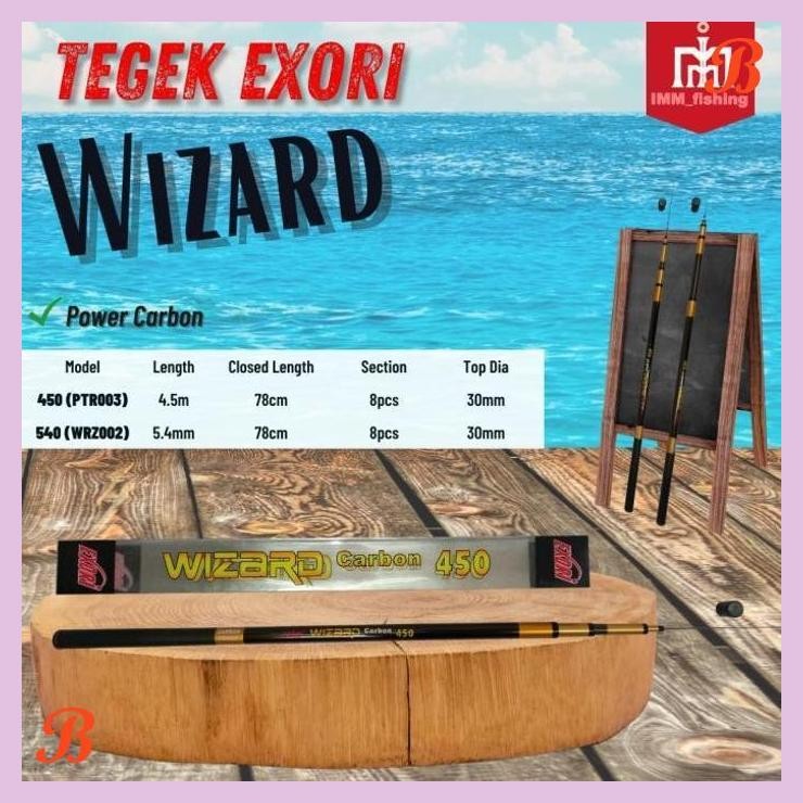 | IFS | TEGEK EXORI WIZARD | TONGKAT PANCING | FISHING ROD | POLE