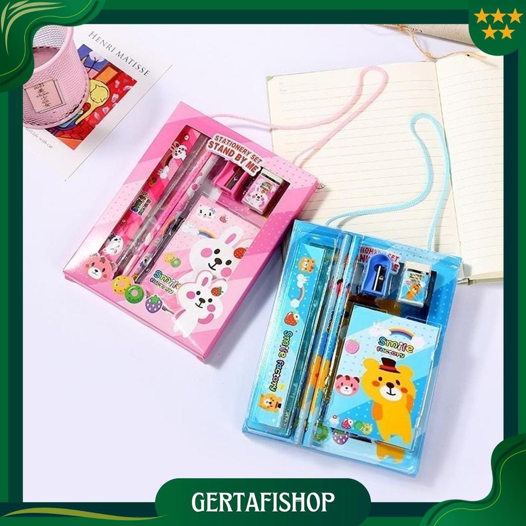 

Jabis Alat Tulis Set 6In1 Stationery Set Lucu Karakter Set Perlengkapan Alat Tulis Sekolah Anak-Anak Tk Murah Best Seller