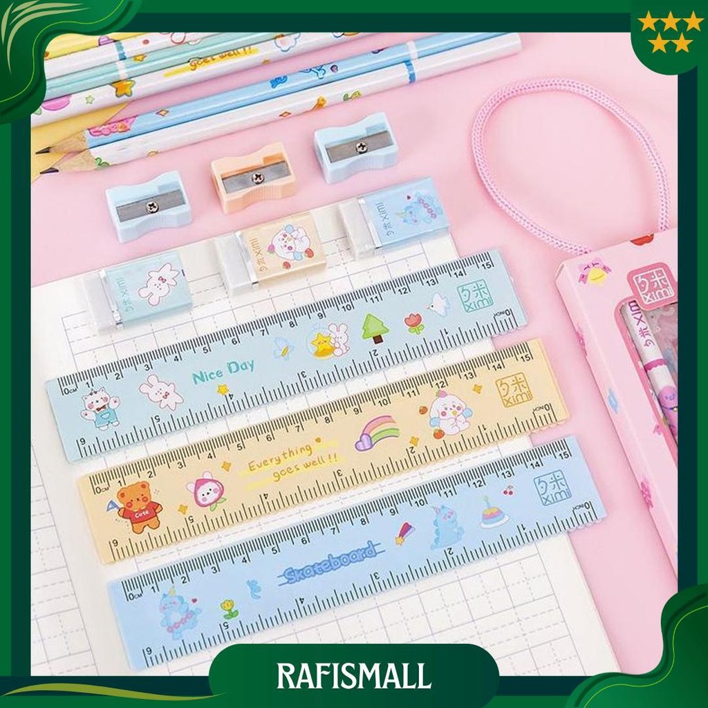 

Pensil Set Bentuk Kotak (5 Pcs)/Alat Tulis Set Sekolah Ori