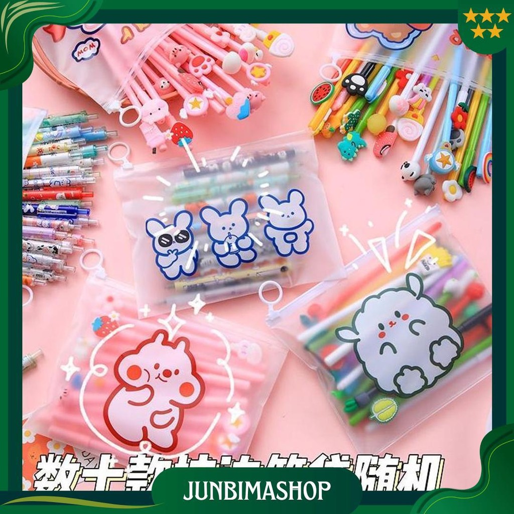 

Pulpen Tinta Set (Isi 20 Pcs Tekan) Dengan Berbagai Macam Karakter (Random) Promo Puncak