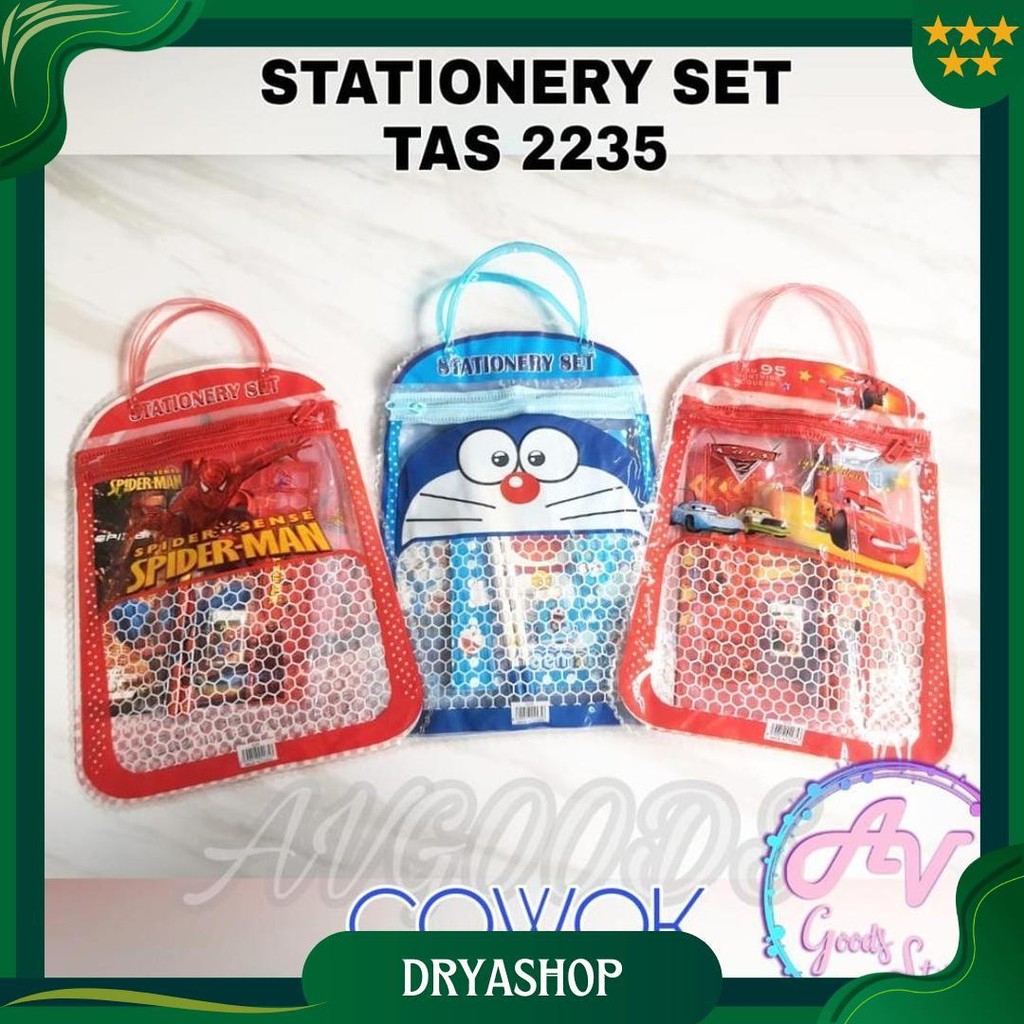 

Stationery Set / Paket Alat Tulis Set 7In1 Tas / Stationery Set 7In1 Tas 2235 Promo 4.4
