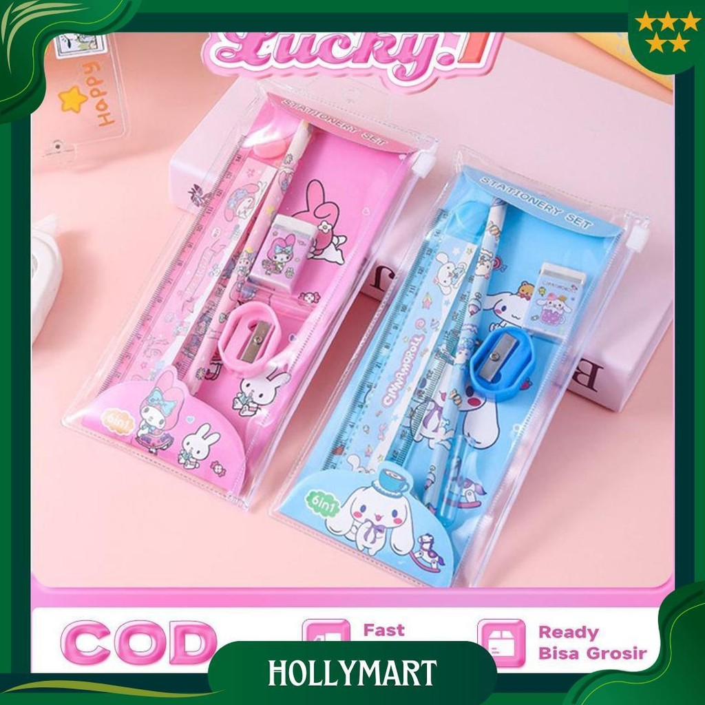 

Stationary Set Alat Tulis Set 5 In1 Karakter Lucu Mini Anak Sekolah Penghapus Penggaris Pensil Serutan Stationary Set Alat Tulis Ori