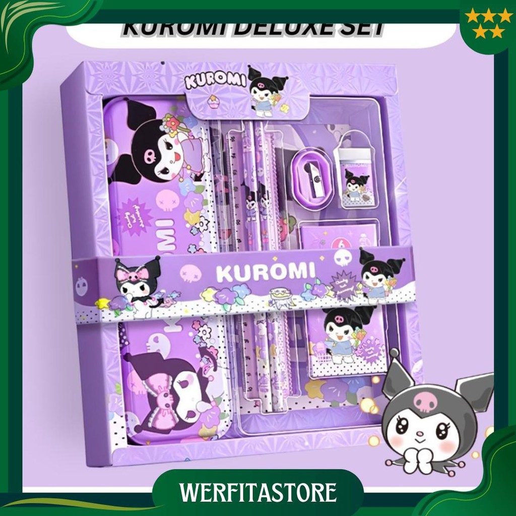 

Set Lengkap Alat Tulis Anak 7 In 1 Stationery Gambar Kuromi Rpg 8015 Best Seller