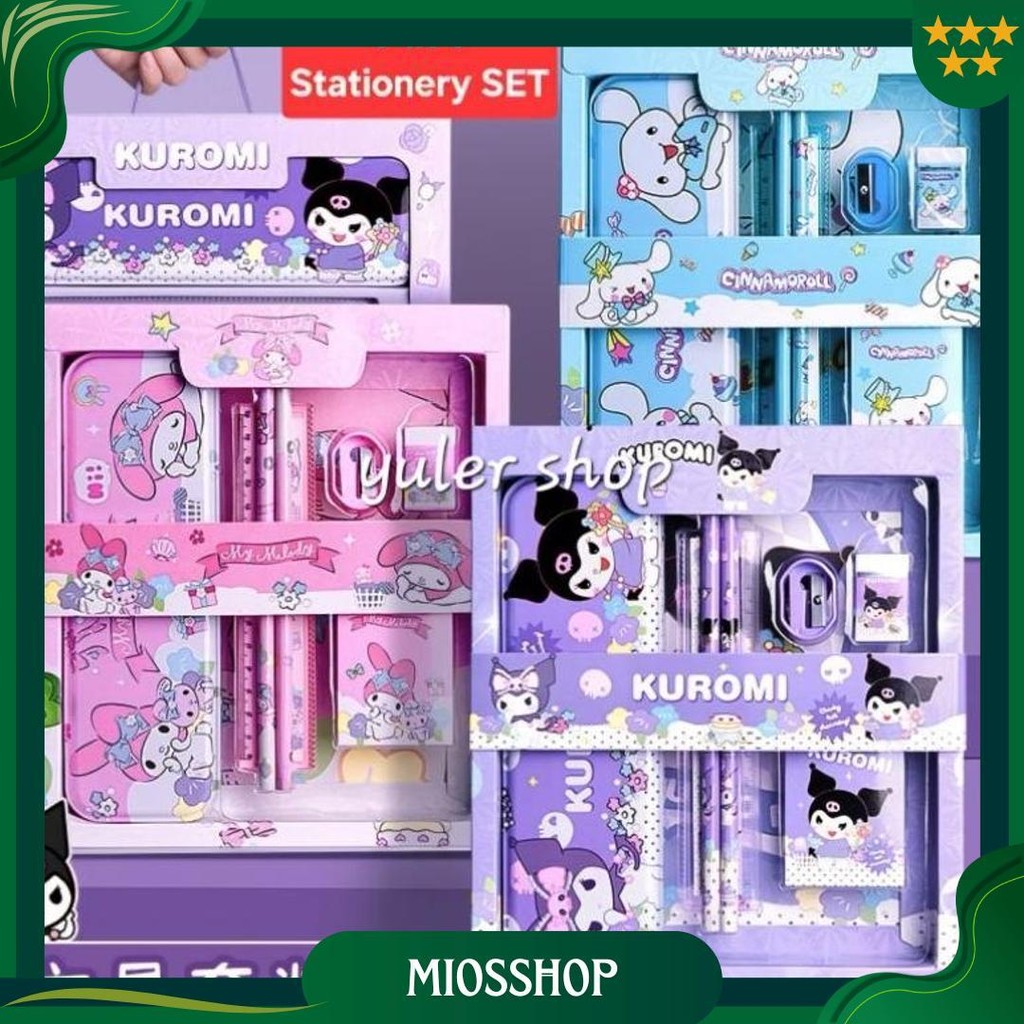 

Kotak Pensil Anak Set 7In1 Stationery Set Goodie Bag Ulang Tahun Birthday Gift Set Sanrio / Paket Alat Tulis Anak Sekolah Ori