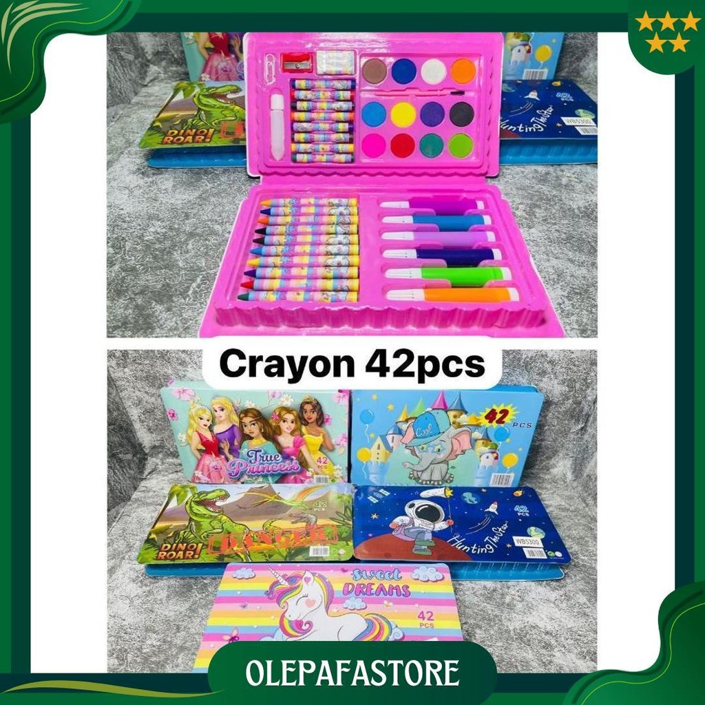 

Pensil Warna 150Pcs - Alat Tulis Set Crayon Colouring Set 150Pcs Art Promo 4.4