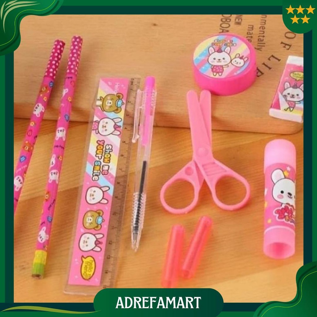 

Paket Lengkap Alat Tulis Anak Paud & Tk - Alat Tulis Set 8In1 - Atk Anak Gratis Ongkir
