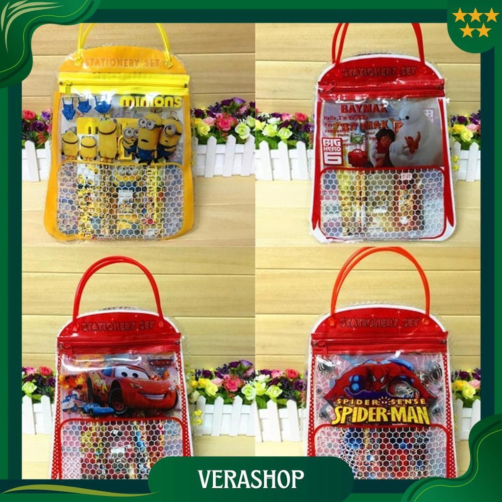 

Dp Stationery Set 6In1 Paket Bag Paket Alat Tulis Anak Sekolah Buku Pensil Penghapus Pengaris Peraut Promo 4.4