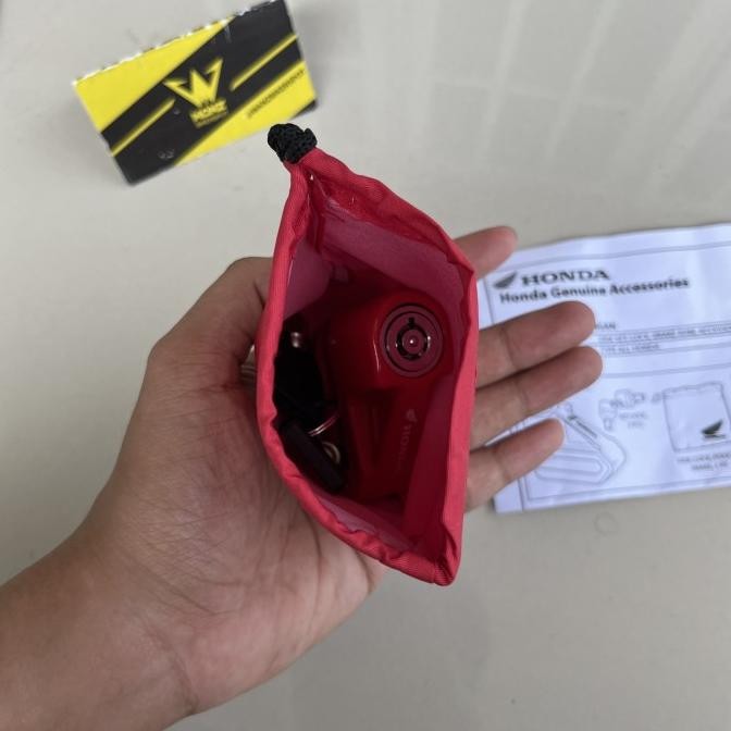 Gembok Cakram Original Honda Ahm / Kunci Gembok Cakram Motor