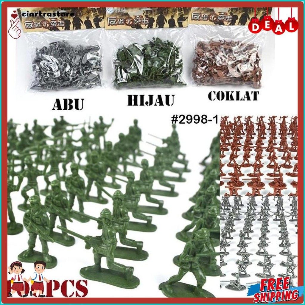 Mainan Tentara Set Murah Mainan Perang Perangan Mainan Tentara Miniatur Tentara Mainan Tentara Maina