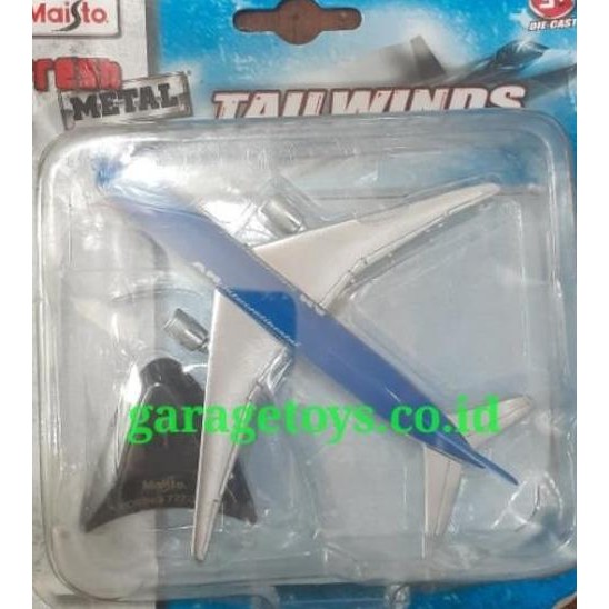 Maisto Tailwinds Diecast Miniatur Pesawat Boeing 777-200