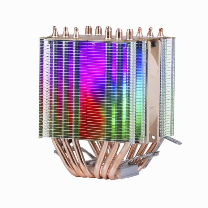 NEW XUANFENG XF962 CPU / PC COOLER RGB 90MM SINGLE FAN - 6 Heat Pipes