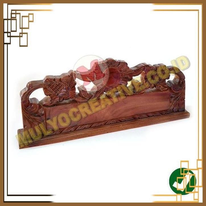 

[MCV] PAPAN NAMA MEJA PAPAN NAMA UKIR KAYU NAMEPLATE POLOS