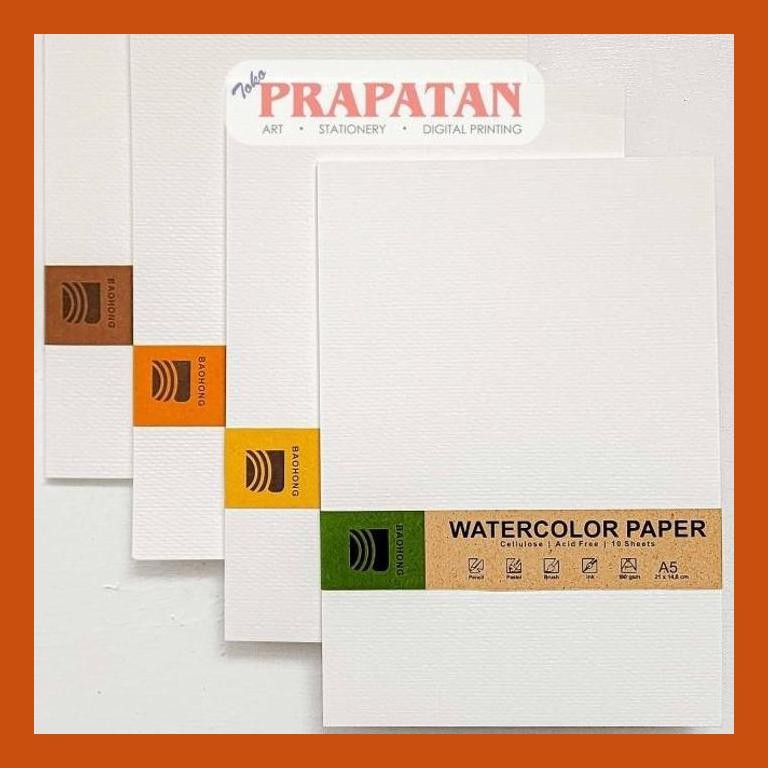

[ PERALATAN LUKIS / GAMBAR ] BAOHONG CELLULOSE WATERCOLOR PAPER | KERTAS CAT AIR SIAP KIRIM