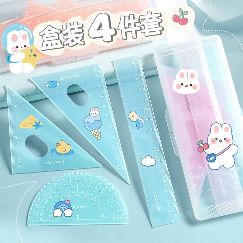 

Penggaris Standar Siswa Hanya Alat Tulis Setelan Pita Pengukur 4 Buah Set Setelan