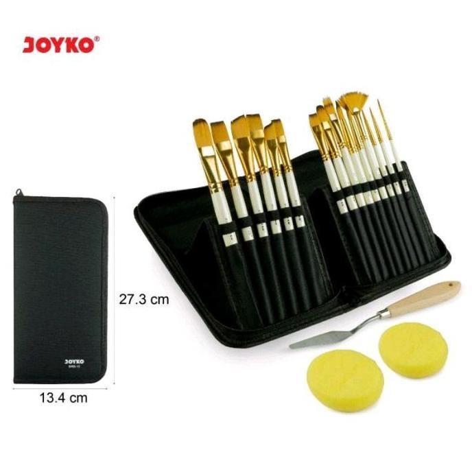 

Joyko Brs12 Set Kuas Lukis Pisau Palet Busa Spons Dalam Tas Original Dan Terpercaya