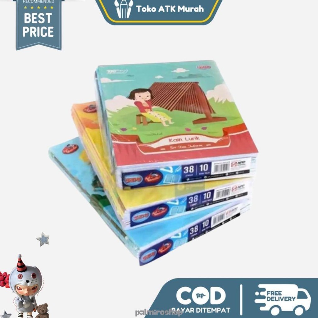 

Buku Tulis Sidu Sinar Dunia 38 Lembar Pak Isi 10 Buku Sekolah Skola Kilat