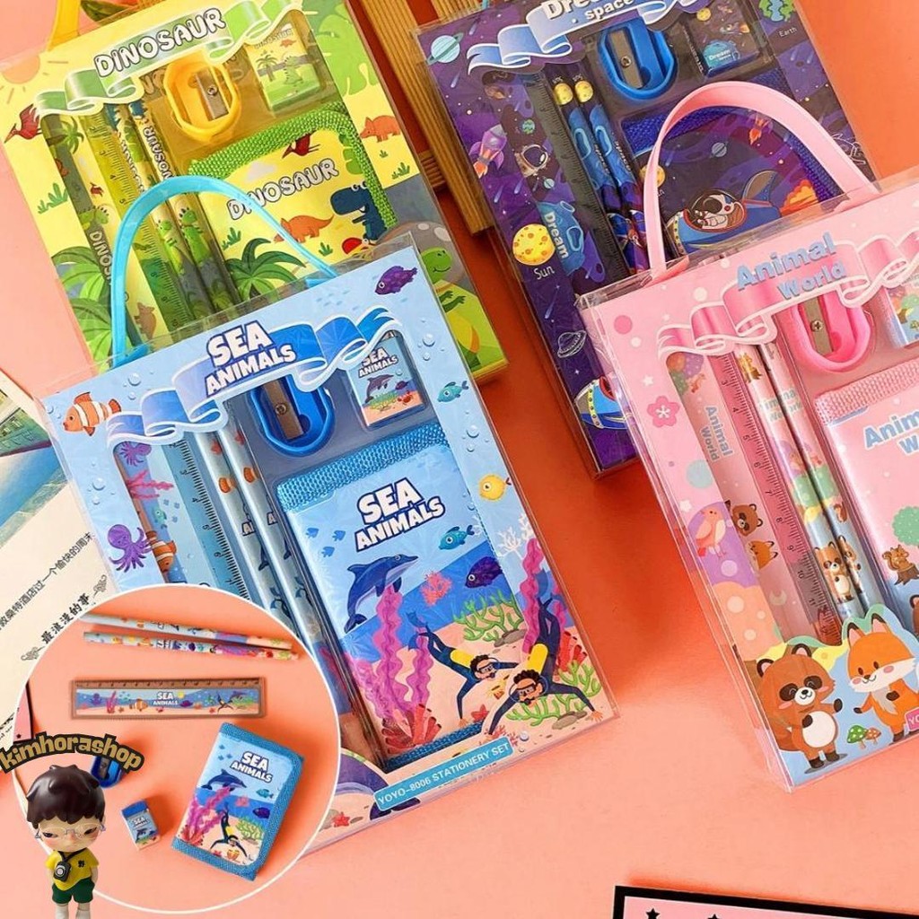 

2011 Stationary Set Kotak Pensil Anak Set Stationery Alat Tulis Kotak Pensil Karakter Kilat