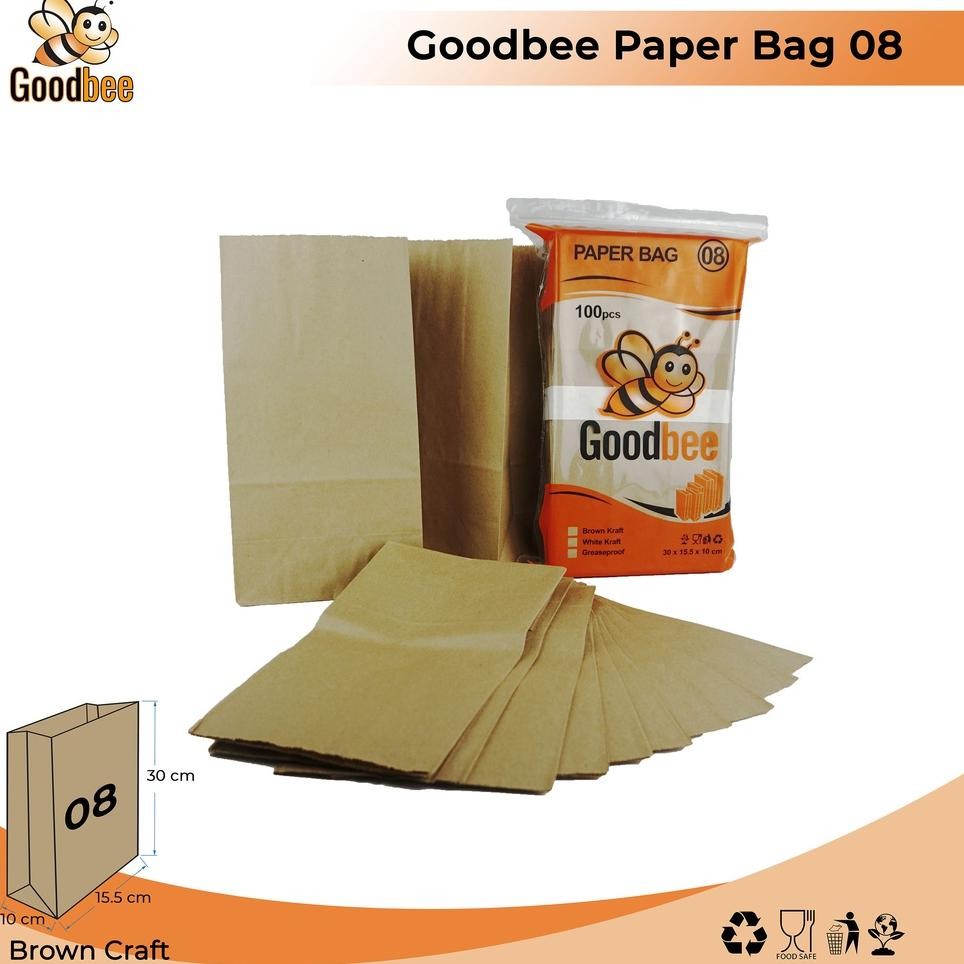 

R Bag O Bag Ode Brown Raft Antong Erta Entang Roti 100 Pc