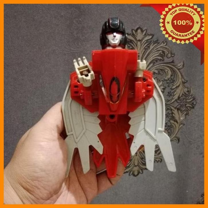 [MUF] FIGURE PART ZORD ZEO DELUXE RED FALCON V HEAD MEGAZORD BANDAI 1996