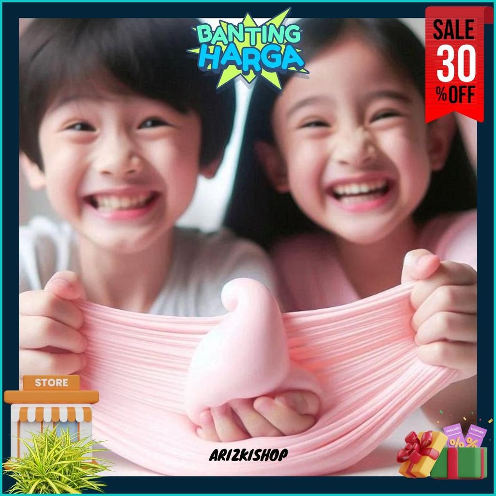 Slime Kit Lengkap Jumbo 100% Aman - Diy Slime Anti Gagal Mainan Edukasi Untuk Anak Termurah Banget