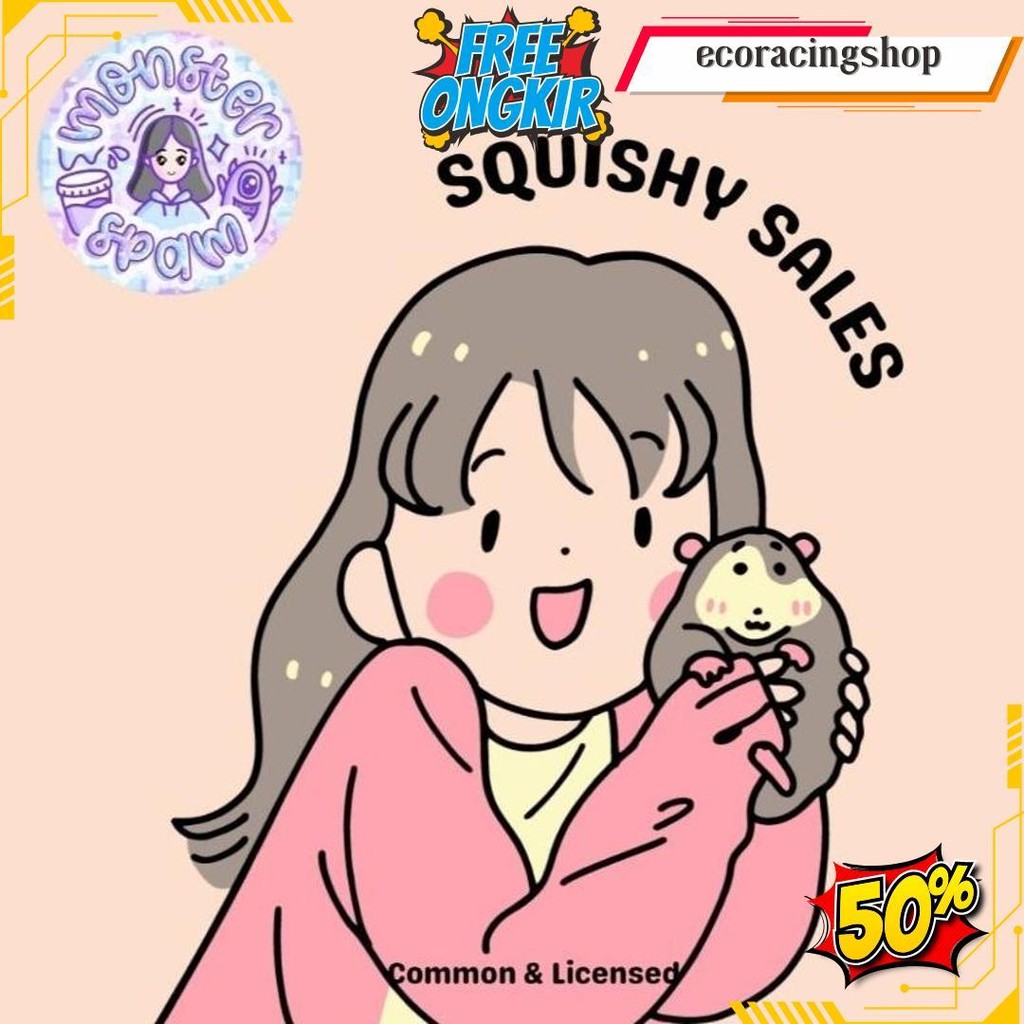 Squishy Sales Licensed (Ibloom,Cdn,Dll) Gratis Ongkir