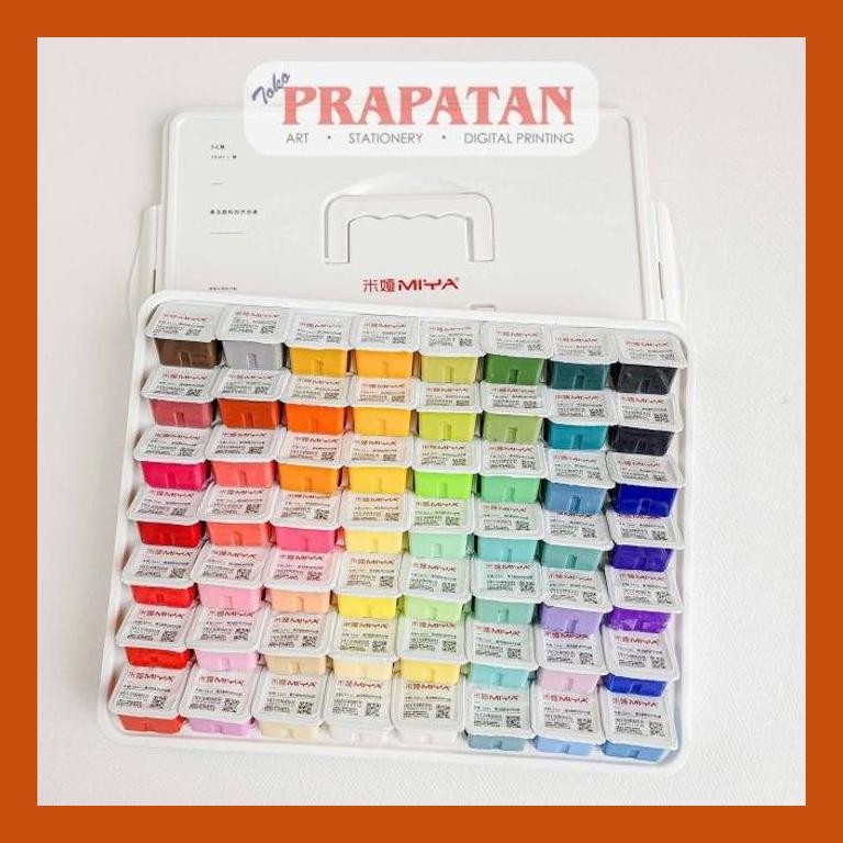

[ PERALATAN LUKIS / GAMBAR ] MIYA HIMI GOUACHE 56 WARNA X 30ML PACKING AMAN