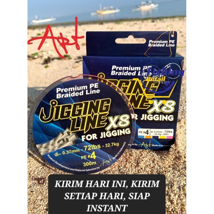 Senar Pe Jigging Line X8 Premium Braided Pe Line 300 400 600 Meter