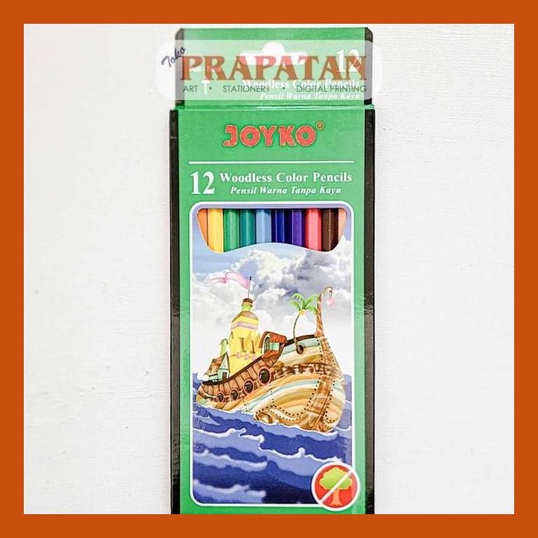 

[ PERALATAN LUKIS / GAMBAR ] PENSIL WARNA JOYKO TANPA KAYU | WOODLESS COLOR PENCIL COD