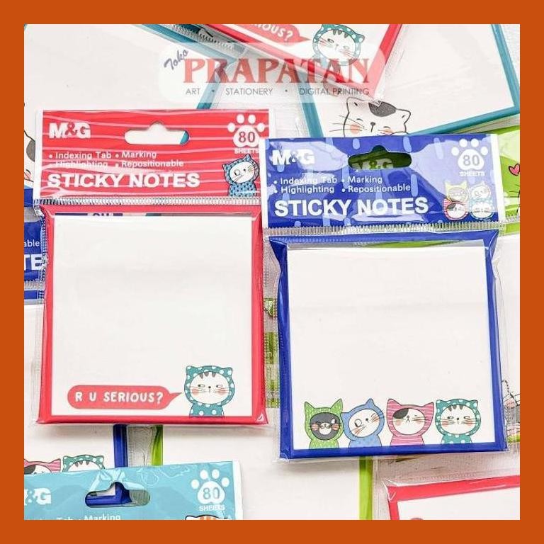 

[ PERALATAN LUKIS / GAMBAR ] M&G SO MANY CATS STICKY NOTES YS-377 | NOTES MEMO TEMPEL COD