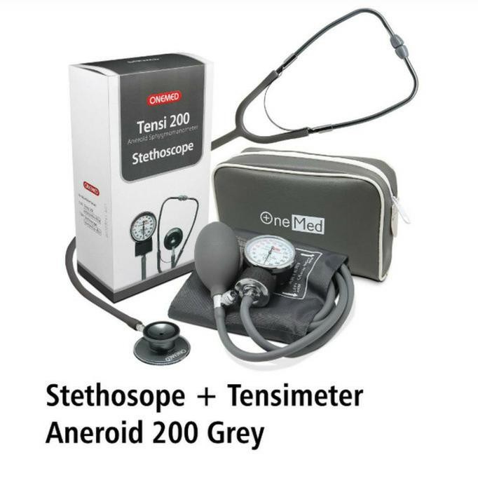 paket tensimeter onemed dan stetoskop manual / tensi aneroid