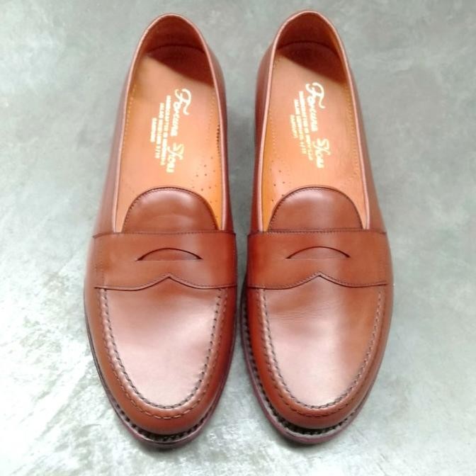 Sale Fortuna Shoes Sepatu Kulit Pria Penny Loafer - Half Rubber 7949