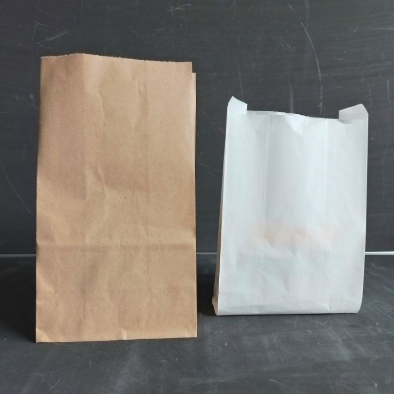 

Kantong Kertas Makanan Paper Food Delima Putih & Coklat ( Pak ) [ Original ]