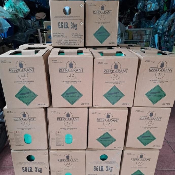 Freon Ac R22 - Freon R22 Isi 3,4 Kg Original Dan Terpercaya
