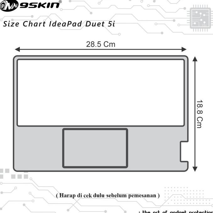 Grosir 9Skin - Lenovo Ideapad Duet 5I Skin Protector - Matte Guard