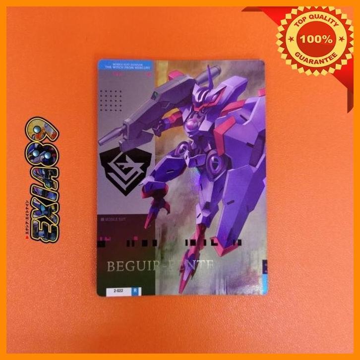 [exi] carddass gundam card collection the witch of mercury 2-022 [r] - beguir pente