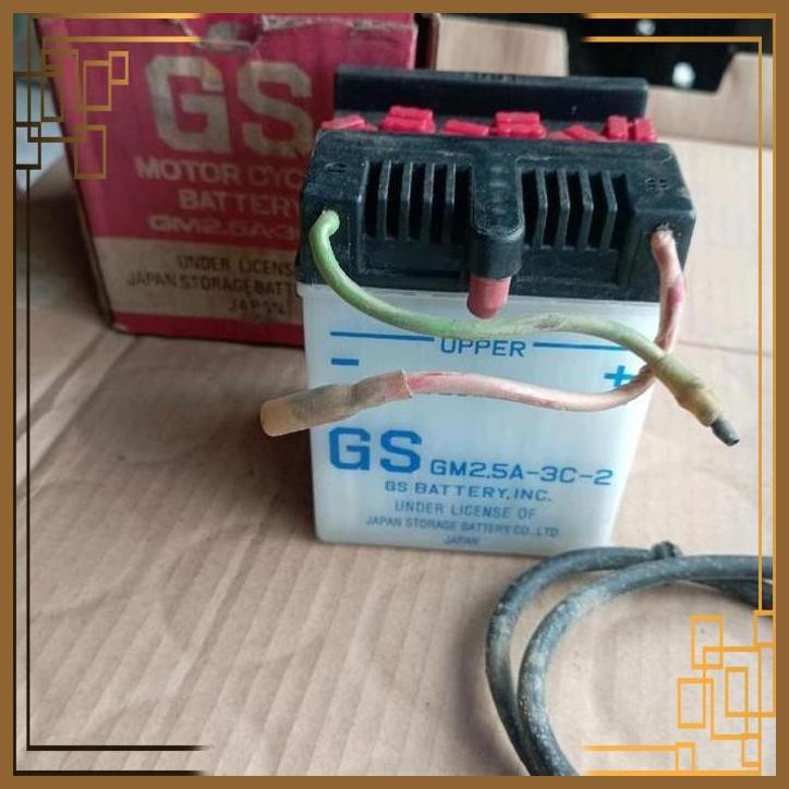 [TAP] ACCU AKI GS 6V 6N4-2A-2 YAMAHA L2 V80 V75 RXS RX KING ORIGINAL JAPAN