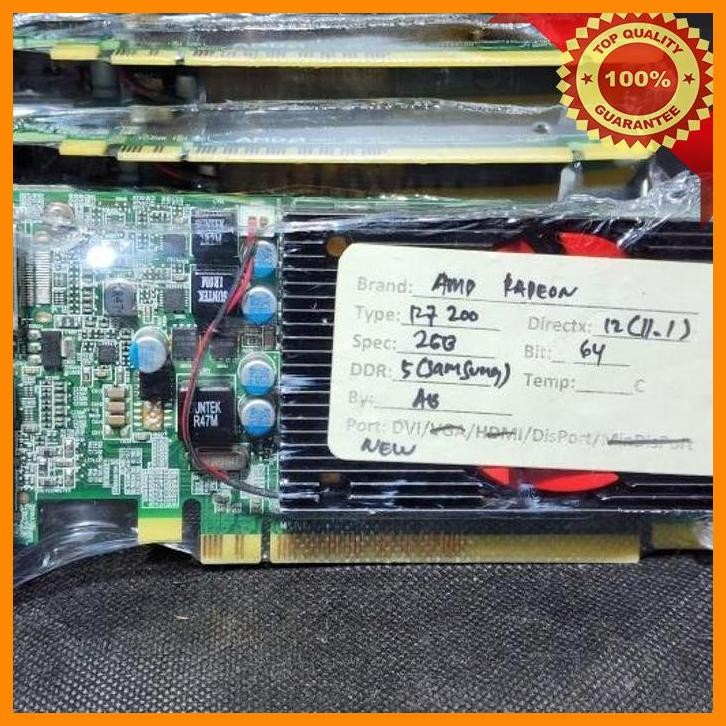 [snc] vga amd radeon r7 200 2gb 64bit ddr5 dvi / dp