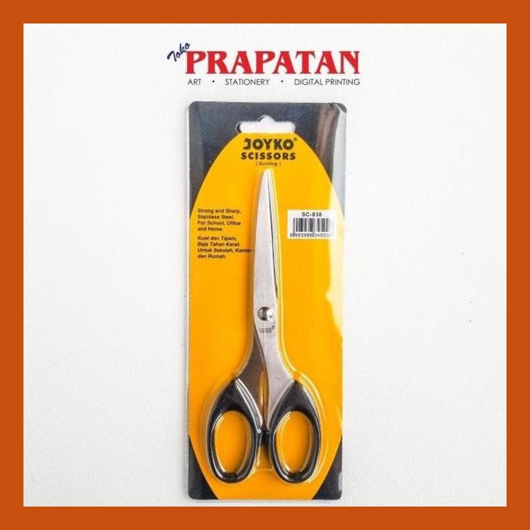 

[ PERALATAN LUKIS / GAMBAR ] SCISSORS / GUNTING JOYKO SEDANG SC-838 SIAP KIRIM