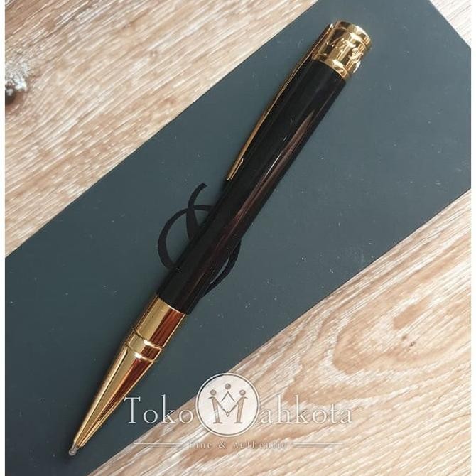 

Ballpoint / Pulpen ST Dupont D-Initial Black Gold 265202