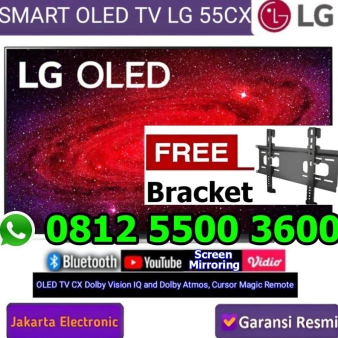 NEW OLED TV LG 55CX SMART OLED TV UHD 4K 55 INCH 55CXPTA ORIGINAL CX Tipis