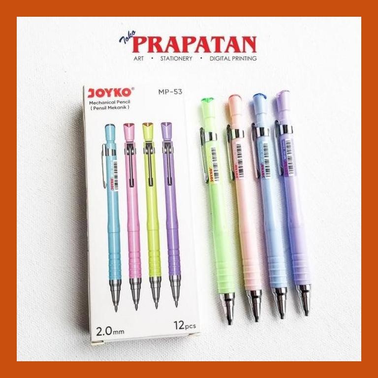 

[ PERALATAN LUKIS / GAMBAR ] JOYKO MECHANICAL PENCIL 2.0MM MP-53 /PENSIL MEKANIK COD