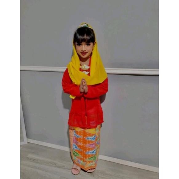 CR - Baju None Adat Betawi Anak TK SD SMP // Kebaya None Anak // Baju Betawi None TERLARIS