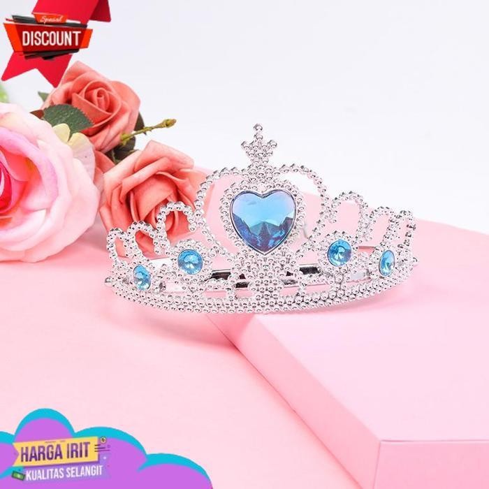 TODAY LNR SHOP 8 IN 1 GIRLS ELSA ANA AKSESORIS SET PERHIASAN MAHKOTA ANTING GELANG KALUNG CINCIN MAH